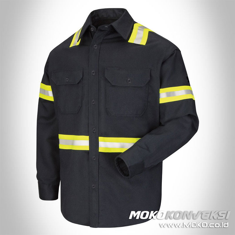 contoh baju wearpack safety wearpack kerja model terbaru