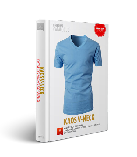 katalog desain kaos v neck moko konveksi