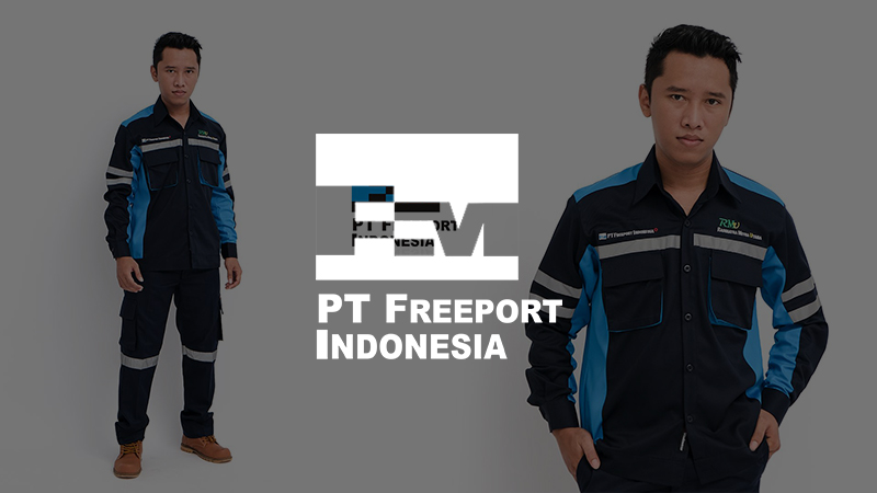 Kemeja Safety PT Freeport